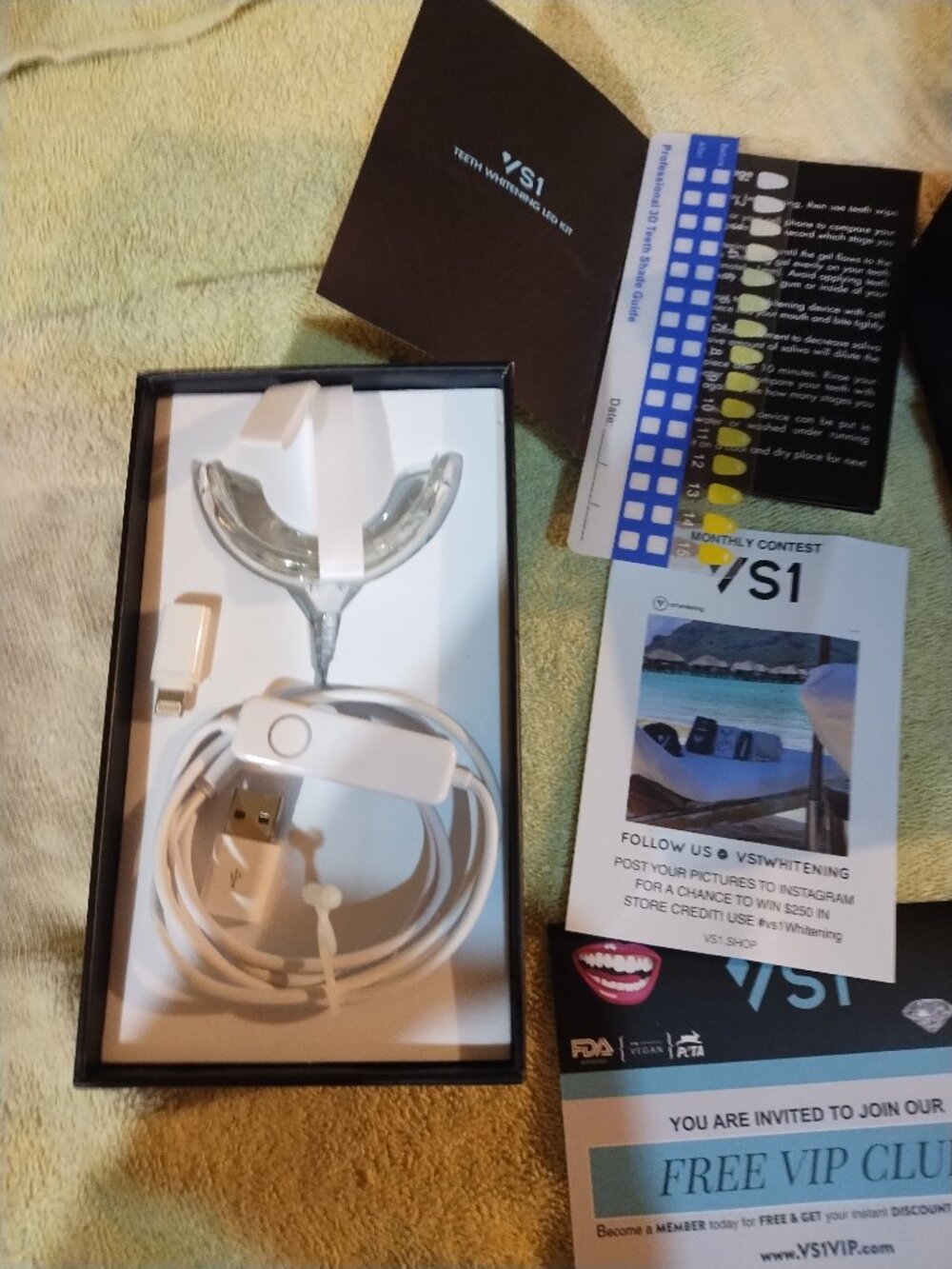 Teeth whitening system